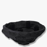 ART PIECE nuki candle bowl in black, Mette Ditmer