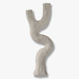 ART PIECE candleholder in sand coloured stone resin, Mette Ditmer
