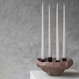 ART PIECE nuki candle bowl in clay, Mette Ditmer