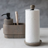 ATTITUDE kitchen roll holder in ochre, Mette Ditmer