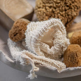 CLEAN shower scrubbers in hemp fibre, 2 pack, Mette Ditmer