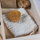 CLEAN shower scrubbers in hemp fibre, 2 pack, Mette Ditmer