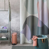 GALLERY shower curtain in frost green, Mette Ditmer