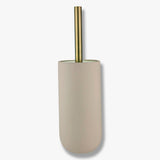 LOTUS toilet brush holder in sand ceramic, Mette Ditmer