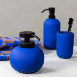 LOTUS tall dispenser in cobalt, Mette Ditmer