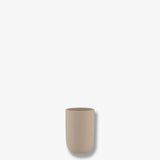 LOTUS toothbrush holder in sand ceramic, Mette Ditmer