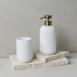 LOTUS toothbrush holder in white, Mette Ditmer