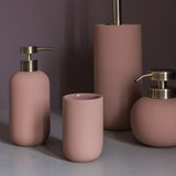 LOTUS toothbrush holder in blush ceramic, Mette Ditmer