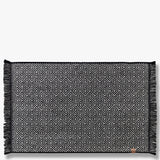 MOROCCO bath mat in black and white cotton, Mette Ditmer