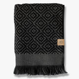 MOROCCO towel in black/grey, Mette Ditmer