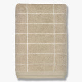 TILE STONE towel in sand, Mette Ditmer